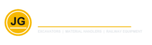 Jinggong excavator manufacturer cropped light logo