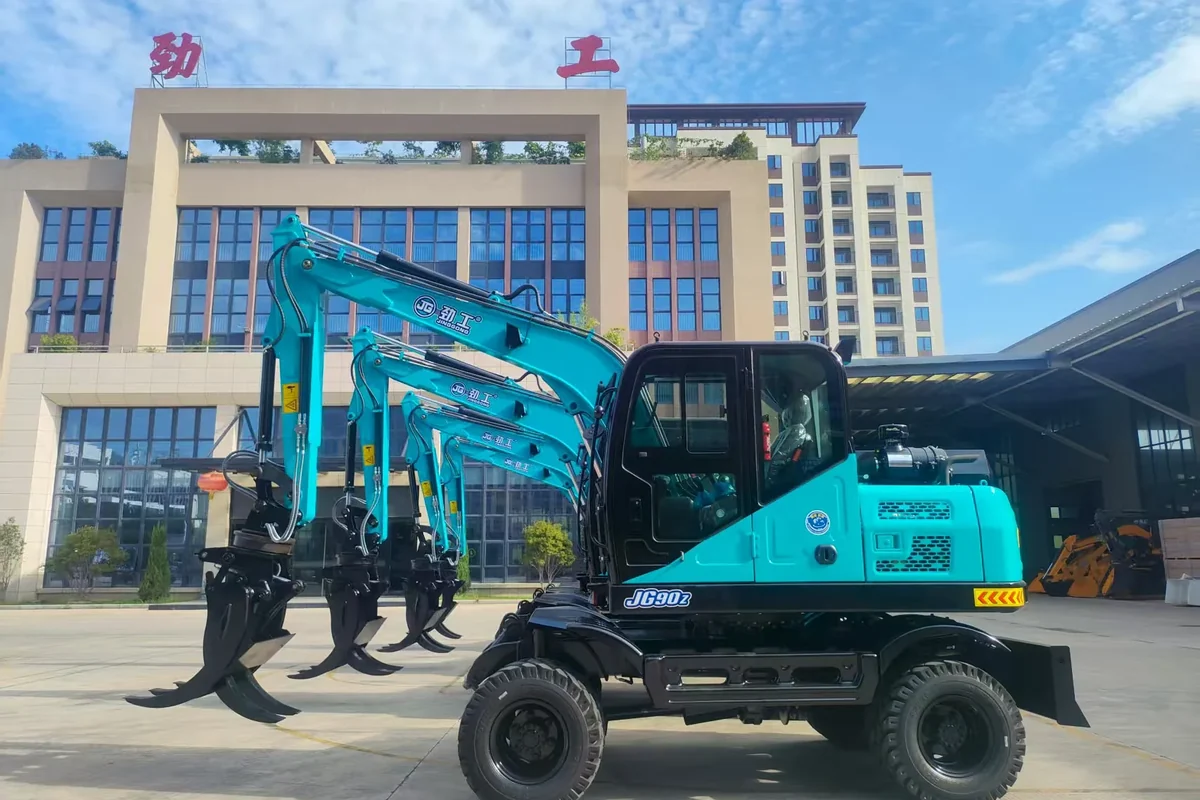 Grapple excavator material handler manufacturer